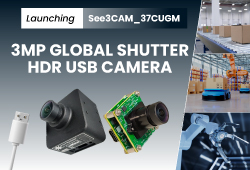 3MP Monochrome Sony&reg; IMX900 HDR Global Shutter USB3 Camera